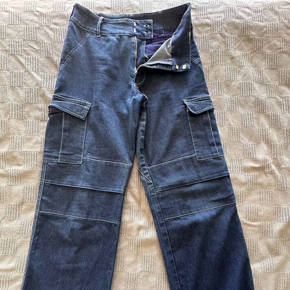 I.AM.GIA Ace Pants high rise wide legs stretch Cargo denim